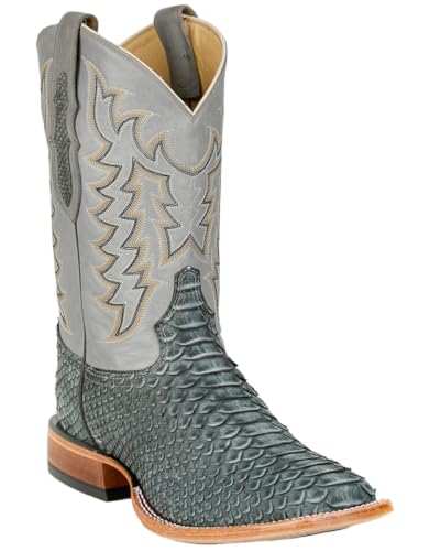 Tony Lama Men's Men'S Mario Exotic Python Western Boot Broad Square Toe - HE6313 9.5 D(M) US