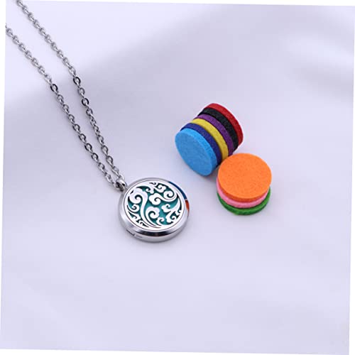 Colar De Aço Inoxidável Dipper Água Charme Colar Pingente De Óleo Essencial Colar Perfumado Difusore