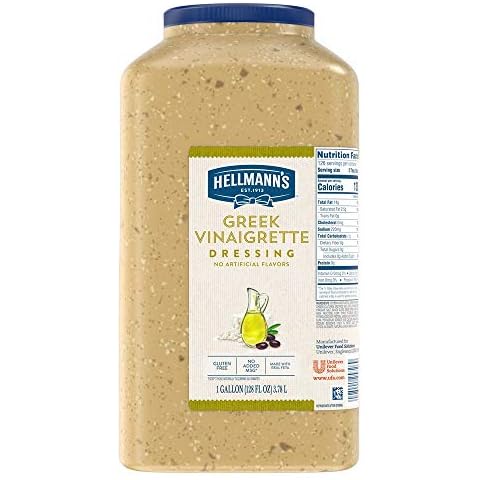 Hellmann's Greek Vinaigrette Salad Dressing Jug Cover