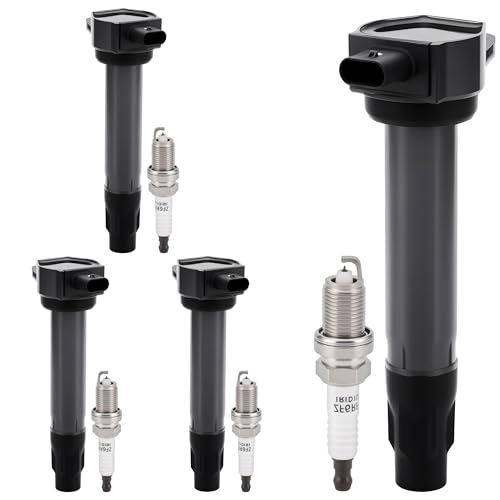 PZ Ignition Coil Pack and Iridium Spark Plugs Compatible with