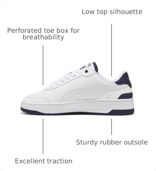 Image of PUMA Mens Ca Match Lace Up Sneakers Shoes Casual