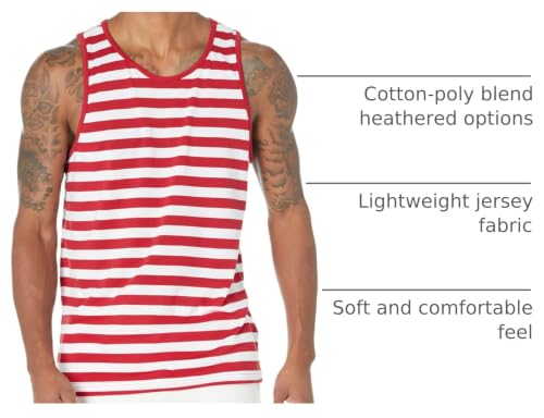 Image of Amazon Essentials Men's Regular-Fit Sleeveless Tank Tops