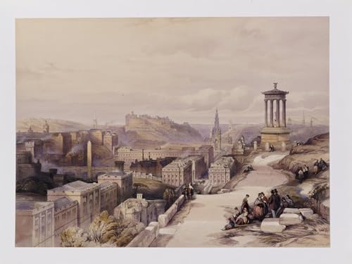 Toile Edimbourg David Roberts pour salon : peinture murale abstraite 60x90cm