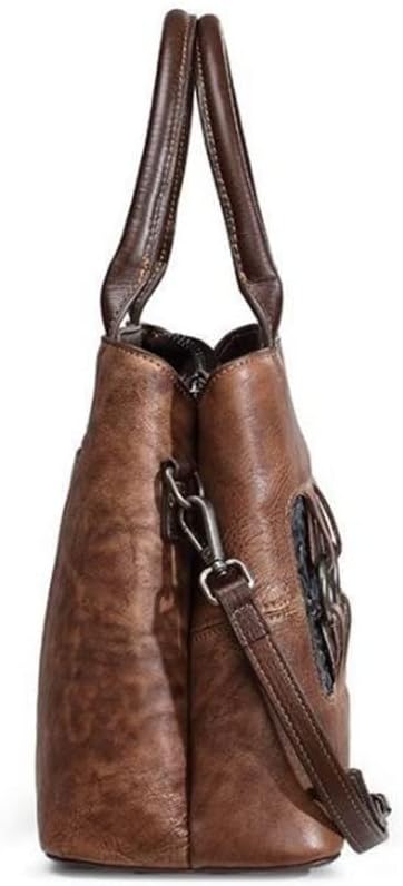 Casual Genuine Leather Handbag for Women Retro Handmade Large Capacity Shoulder Messenger Bag Vintage
