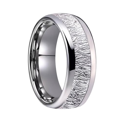 Bague en tungstène alliance confort 8mm pour en finir avec les rayures de bijoux