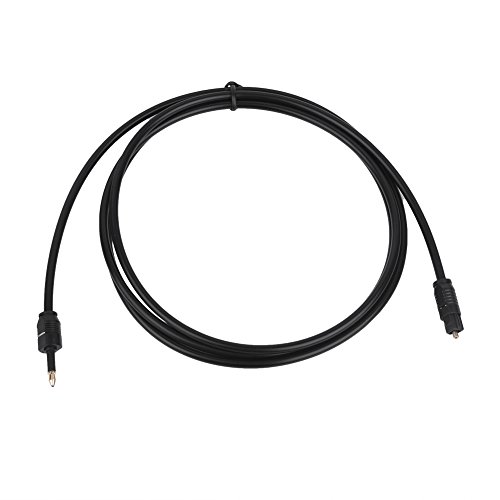 SIXRUN Optisches Audiokabel Digitales Kabel Kabel 3.5mm auf für DVD CD Player HDVD TV Set-Top-Box Verstärker (1,5 m)