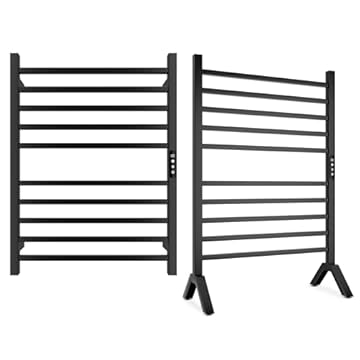 best heated towel rack for bathroom
