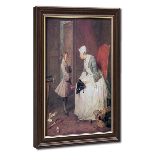 Peinture française 1739 Chardin impression sur toile de 20,3 cm
