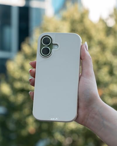 Image of Mous for iPhone 17 Case, Compatible with MagSafe - Limitless - Protective Magnetic Cover for iPhone 17 - Shockproof, Full Camera Protection, Anti-Scratch Back, Stone