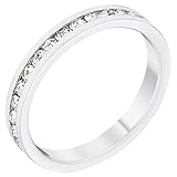 Kate Bissett Stylish Birthstone Stackables Swarovski Crystal Eternity Bands