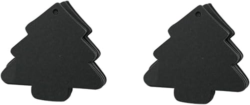 NOLITOY 200 etiquetas de regalo de Navidad, papel Kraft, etiquetas de regalo vintage en blanco, tarjeta de nombre, etiqueta de Navidad, etiquetas de