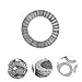 Homoyoyo 20pcs Wedge Locking Washers Heavy Duty Manganese Steel Safety Washers for Screws Bolts Anti-Vibration Design for Industrial Automotive Applications