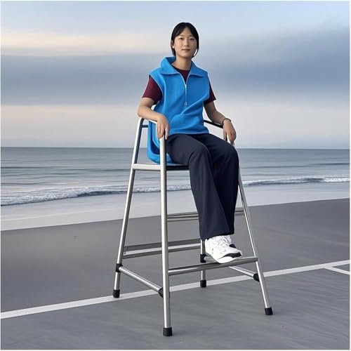 Chaise de sauvetage réglable en hauteur pour la sécurité de la piscine, tabouret d'extérieur durable pour piscines, plages et patios
