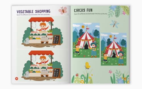 Image of Fun with Activities: Spot the Differences: Fun Brain Games, Puzzles & Visual Learning Interactive Activity Book for Preschool Kids and Toddlers I Ages 3+ [Select Learning]]