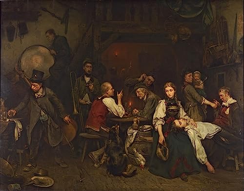 Toile le matin après le festival de Ludwig Knaus pour habiller un grand mur