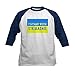 CafePress I Stand with Ukraine Ukrainian FLA Baseball Jersey Kids Cotton Baseball Jersey, 3/4 Raglan Sleeve Shirt Navy/White