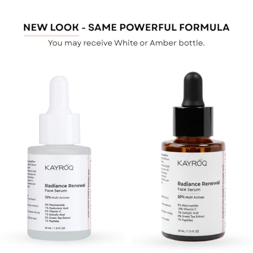 Image of Radiance Renewal Face Serum with Niacinamide, Vitamin C & Hyaluronic Acid | Brightens Skin, Evens Tone & Improves Texture | For All Skin Types | 30ml