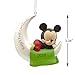 Hallmark 2HCM6349 Christmas Ornaments 2019 Year Dated, Disney Mickey Mouse Baby's First Christmas Ornament, Mickey Baby's First Christmas
