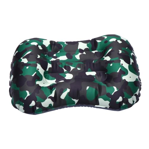 BCOATH Portable Inflatable Rest Pillow Multifunctional Neck Cushion for Outdoor Camping Travel and Daily Use Lightweight Camouflage for Comfort and Support