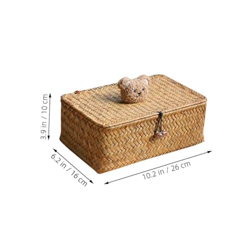 Panier de rangement pour voiture lavable et durable avec son couvercle - 5