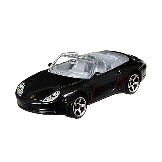 Matchbox Porsche 911 Carrera Cabriolet Coche de juguete de metal de colección (Mattel HGK94)
