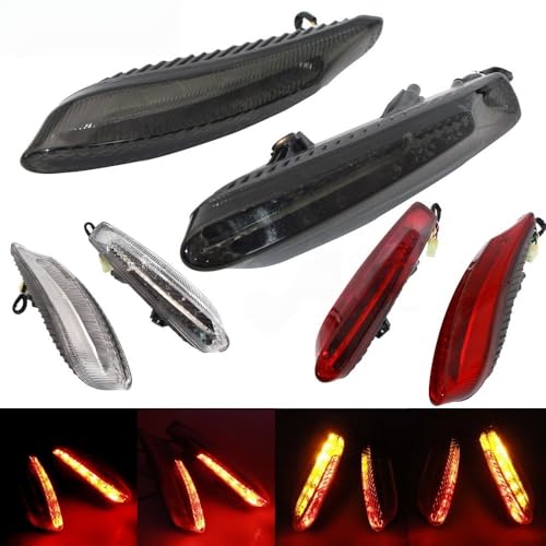 Feu arrière pour Diavel Carbon 2011 - 2018, feu stop et direction LED de moto