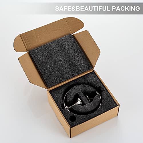 Bgl 157322-SN Towel Ring Brushed Nickel Matal Wall Mount For Bathroom 2 Pack Classic Style thumb #4