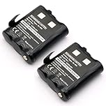 SHAWOROCE 2X High Capacity 3.6V 1650mAh Battery Pack PMNN4477AR KEBT-1300 Compatible with Motorola Talkabout Radio TLKR T62 T82 Extreme T92 H2O T62 T605 H2O T800 T801 AA Ni-MH Rechargeable