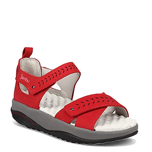 Image of Jambu Womens Sedona Cut Out Ankle Strap Casual Sandals Casual
