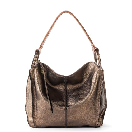 Image of The Sak Los Feliz Hobo Purse - Premium Large Leather Women's Handbag for Everyday & Travel - Durable Purse With Zipper Pocket