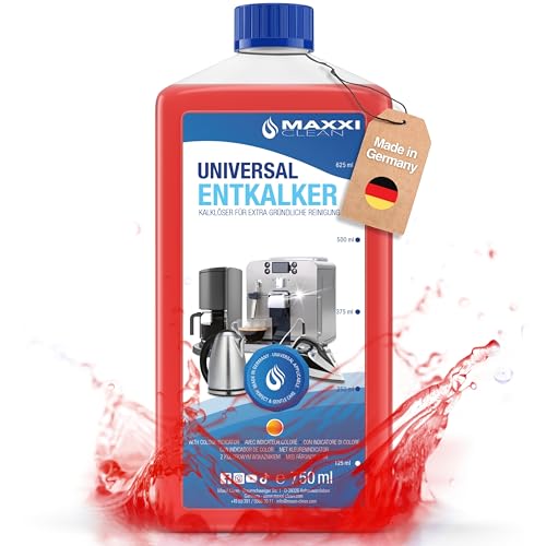 Maxxi Clean | Universal Entkalker für alle Kaffeemaschinen, Wasserkocher, andere Hausgeräte und...
