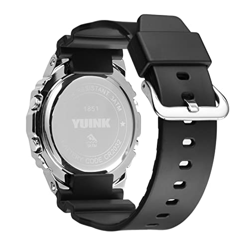 YUINK-Mens-Digital-Sports-Watch-Military-Watches-for-Men-Women-Waterproof-Wrist-Watch-with-Stopwatch-Alarm