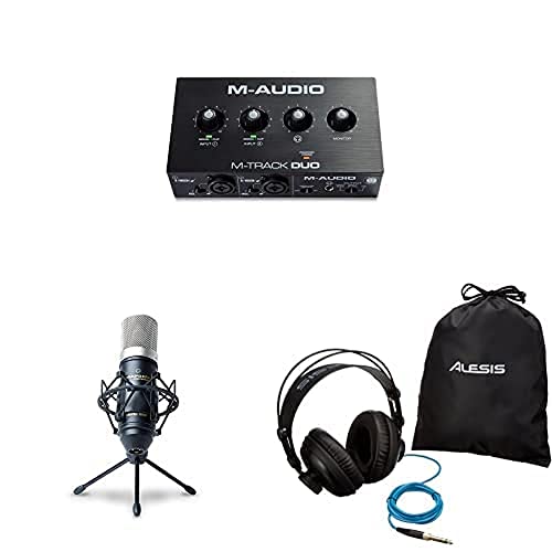 Interfaccia M Audio versatile e pronta a tutto - Registra chitarre, voci o sorgenti audio di linea con due ingressi combo XLR/Line/Strumento dotati di alimentazione phantom