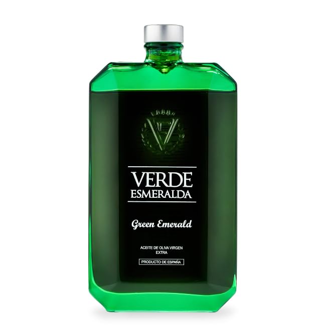Aceite de Oliva Virgen Extra Green Emerald Picual 500 ml – AOVE de Jaén – Extracción en Frío – Sabor Intenso y Equilibrado - Verde Esmeralda - Miaove