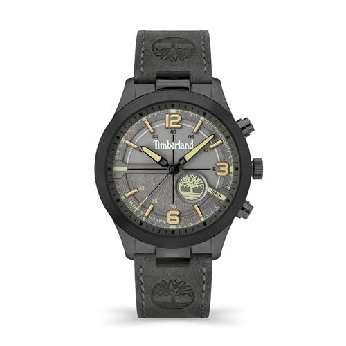 Timberland TDWGA2103303 Men's Analogue Quartz Watch with Leather Strap