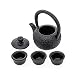 Odoria 1/12 Miniature Japanese Teapot Tea Kettle and Teacups Dollhouse Decoration Accessories