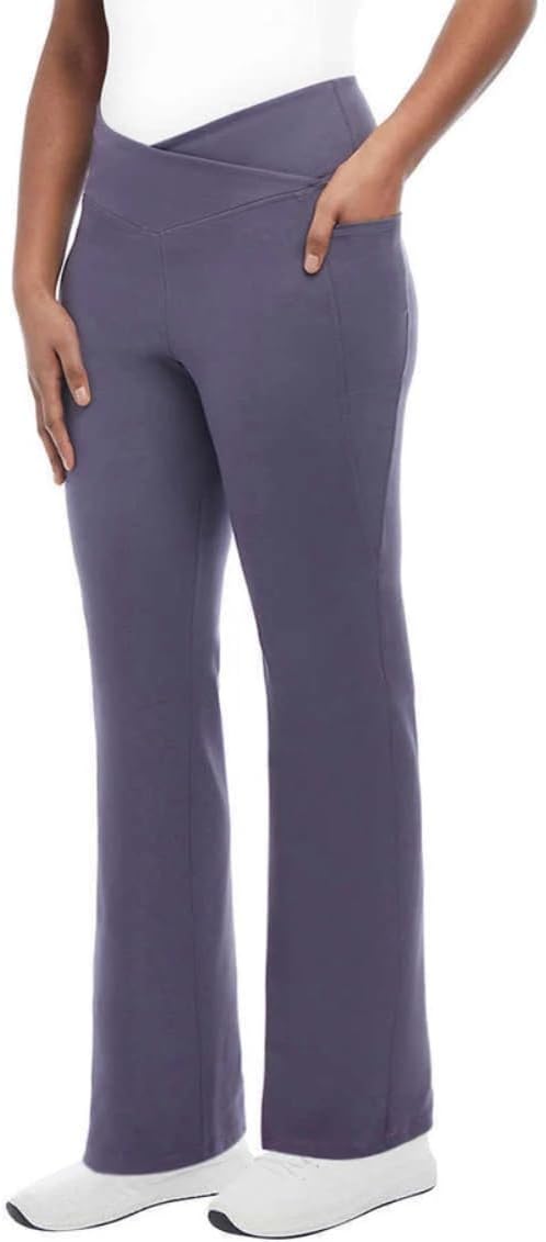 Jockey Womens Premium Pocket Slim Flare Yoga Pants - Image 2