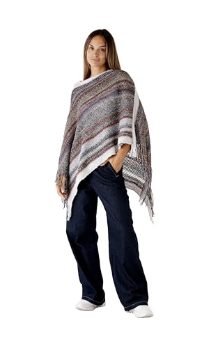 Image of Women's Shawl Wrap Poncho Ruana Cape Cardigan Sweater Open Front for Fall Winter Spring