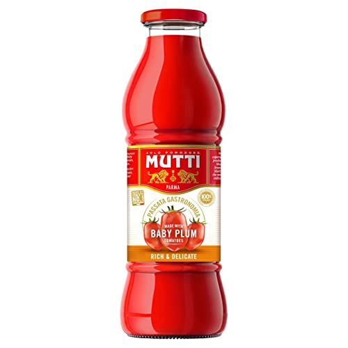Image of Mutti Parma Passata Gastronomia Baby Roma Tomato Puree • Italian Baby Roma Tomatoes • Rich & Delicate, 14.11 oz ℮ 400 g