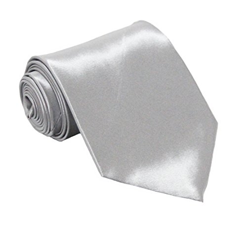 Soophen Poly Men's Soild Color Necktie, Sliver … #TOP2