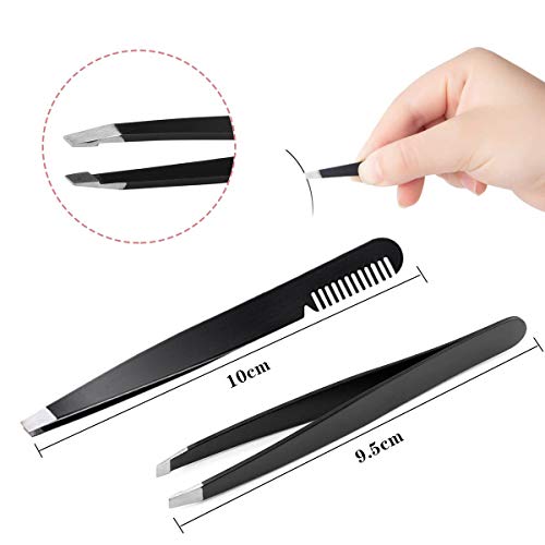 Set di 17 pezzi in acciaio inox per sopracciglia