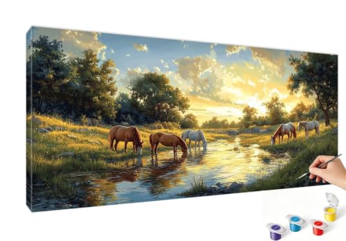 Peinture par numéro adulte cheval pour exprimer votre créativité et sublimer votre intérieur