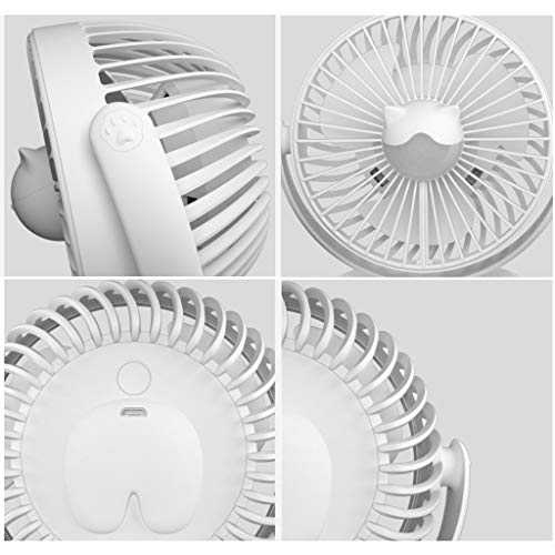 Éventail USB rechargeable ventilateur de table compact pour chambre et voyage - 4
