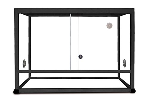 Reptiles Planet Terrarium Aluminium Elegance 62,5x45x45 Black