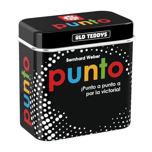 Old Teddys / Game Factory 6349 - Punto, Juego de Cartas de Bolsillo, 5 en Raya. Más 8 años