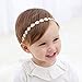 COUXILY Bebe's Diadema con Grosgrain Cinta de Piel Sintética Estrellas Orejas de...