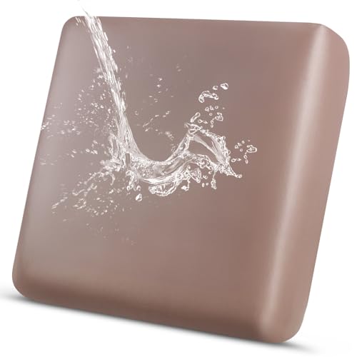 Fuloon Faux Leather Couch Cushion Slipcover, Waterproof Stretch Covers for