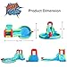 Action Air Inflatable Waterslide, Bounce House with Slide for Wet and Dry, Kids Backyard Waterpark for Summer Fun, Water Gun & Splash Pool for Age 3-8, Love for Kids