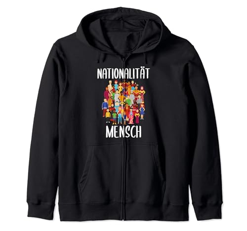 Nationality Human Anti Racism No Racism Zip Hoodie
