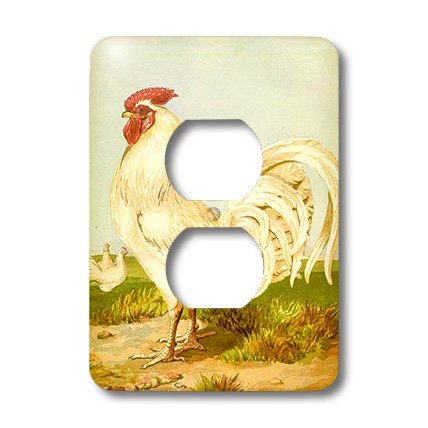 Cubierta de interruptor de gallina dorking blanca lsp_179502_6 ideal para cocinas de campo